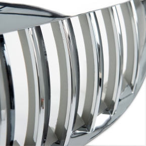  Sport Einzelsteg Kühlergrill Chrom für BMW 6er (E63 E64) ab 2003-2010