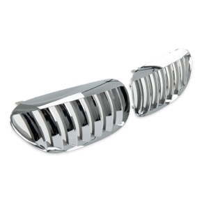  Sport Einzelsteg Kühlergrill Chrom für BMW 6er (E63 E64) ab 2003-2010