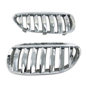  Sport Einzelsteg Kühlergrill Chrom für BMW 6er (E63 E64) ab 2003-2010