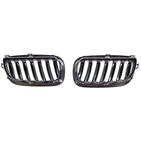  Sport Einzelsteg Kühlergrill Schwarz glanz für BMW X3 (E83) ab 2003-2006