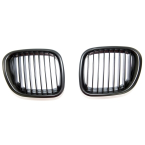 Kühlergrill Grill SET Schwarz glanz Einzelsteg für BMW Z3 (E36) ab 95-02