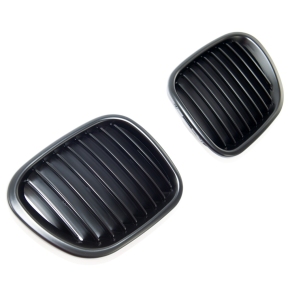 Kühlergrill Grill SET Schwarz glanz Einzelsteg für BMW Z3 (E36) ab 95-02