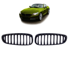 Kühlergrill Grill SET Schwarz matt Einzelsteg für BMW Z4 (E89) ab 09-16