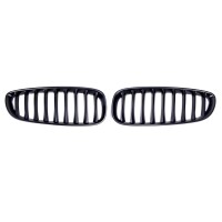 Kühlergrill Grill SET Schwarz matt Einzelsteg für 