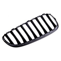 Kühlergrill Grill SET Schwarz matt Einzelsteg für 