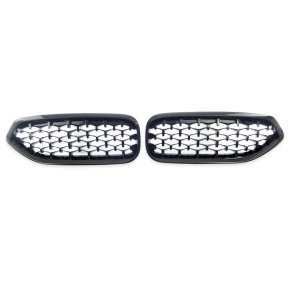 Kühlergrill Diamantgrill SET Schwarz glanz für BMW Z4 (E89) Roadster ab 2018