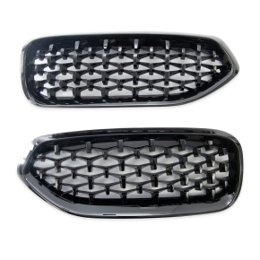 Kühlergrill Diamantgrill SET Schwarz glanz für BMW Z4 (E89) Roadster ab 2018