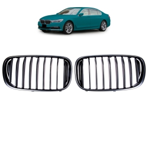 Kühlergrill Einzelsteg Schwarz matt für BMW 7er G11 G12 Vorfacelift ab 15-19