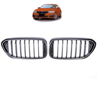 Sport Einzelsteg Kühlergrill Schwarz matt für BMW 5er (G30) Vorfacelift ab 17-20