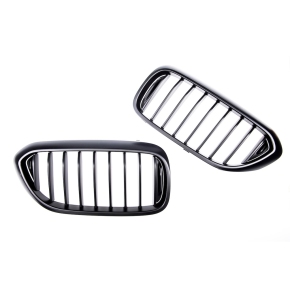 Sport Einzelsteg Kühlergrill Schwarz matt für BMW 5er (G30) Vorfacelift ab 17-20