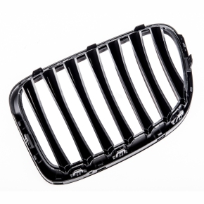 Sport Einzelsteg Kühlergrill Schwarz matt für BMW X1 (E84) ab 2009-2015