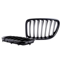 Sport Einzelsteg Kühlergrill Schwarz matt für BMW 