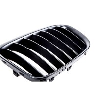 Sport Einzelsteg Kühlergrill Schwarz matt für BMW 
