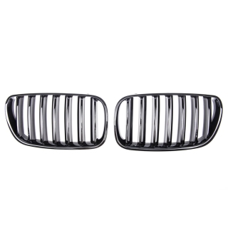 Kühlergrill Grill SET Schwarz glanz Einzelsteg für BMW X3 E83 Facelift ab 06-10