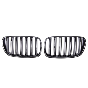 Kühlergrill Grill SET Schwarz glanz Einzelsteg für BMW X3 E83 Facelift ab 06-10