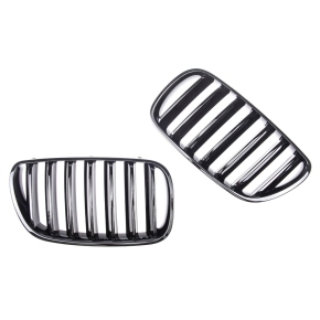 Kühlergrill Grill SET Schwarz glanz Einzelsteg für BMW X3 E83 Facelift ab 06-10