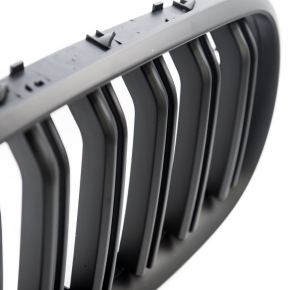 Sport Doppelsteg Kühlergrill Schwarz matt für BMW X5 (E70) X6 (E71) ab 2006-2014
