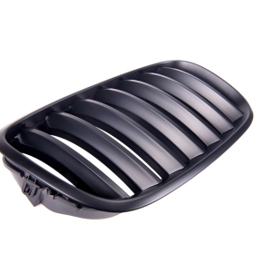 Sport Einzelsteg breit Kühlergrill Schwarz matt für BMW X5 F15 X6 F16 ab 13-19
