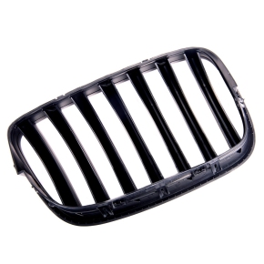 Sport Einzelsteg breit Kühlergrill Schwarz matt für BMW X5 F15 X6 F16 ab 13-19
