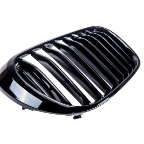 Sport Einzelsteg Kühlergrill Schwarz glanz für BMW 7er (G11 G12) ab 2015-2019