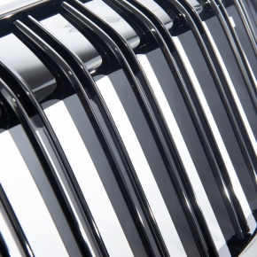  Doppelsteg Kühlergrill SET Schwarz glanz für BMW 7er G11 G12 Facelift ab 19-22