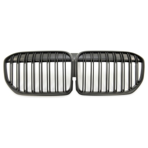  Doppelsteg Kühlergrill SET Schwarz matt für BMW 7er G11 G12 Facelift ab 19-22