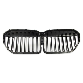  Doppelsteg Kühlergrill SET Schwarz matt für BMW 7er G11 G12 Facelift ab 19-22