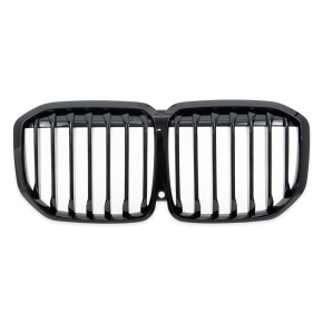 Kühlergrill SET Einzelsteg Schwarz glanz für BMW X7 G07 Vorfacelift ab 2019-2022