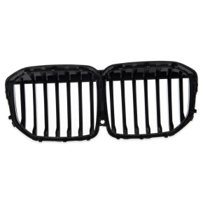 Kühlergrill SET Einzelsteg Schwarz glanz für BMW X7 G07 Vorfacelift ab 2019-2022