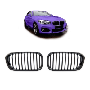 Sport Einzelsteg Kühlergrill Schwarz matt für...