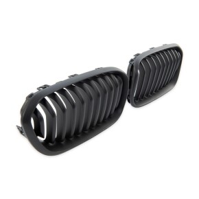 Sport Einzelsteg Kühlergrill Schwarz matt für BMW 1er (F20 F21) ab 2015-2019