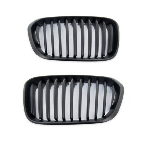 Sport Einzelsteg Kühlergrill Schwarz matt für BMW 1er (F20 F21) ab 2015-2019