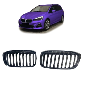 Sport Einzelsteg Kühlergrill Schwarz glanz für...