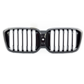 Kühlergrill SET Einzelsteg Schwarz glanz für BMW X3 G01 X4 G02 LCI ab 2011-2018