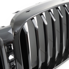 Kühlergrill SET Einzelsteg Schwarz glanz für BMW X3 G01 X4 G02 LCI ab 2011-2018