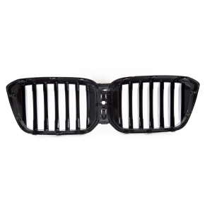 Kühlergrill SET Einzelsteg Schwarz glanz für BMW X3 G01 X4 G02 LCI ab 2011-2018