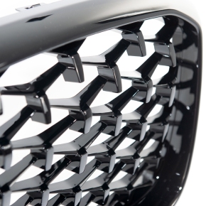 Diamant Kühlergrill SET Schwarz glanz für BMW X3 G01 X4 G02 LCI ab 2021-2025
