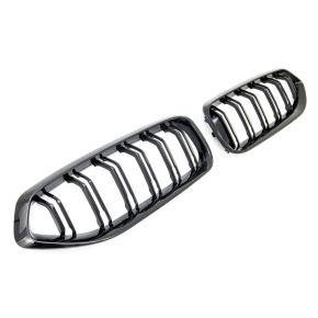 Set Sport Doppelsteg Kühlergrill Schwarz glanz Grill für BMW Z4 (G29) ab 2018