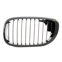 Einzelsteg Kühlergrill Schwarz glanz für BMW 3er E
