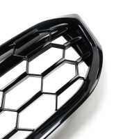 Diamant Kühlergrill SET Schwarz glanz für BMW 3er 
