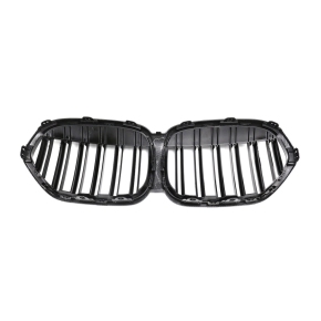 Doppelsteg Kühlergrill SET Carbon Schwarz für BMW X1 (F48) Facelift ab 2019-2022