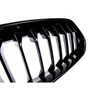 Sport Einzelsteg Kühlergrill Schwarz glanz für BMW