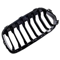 Sport Einzelsteg Kühlergrill Schwarz glanz für BMW