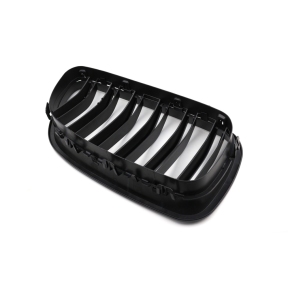 Sport Doppelsteg Kühlergrill Schwarz matt für BMW 5er (E39) ab 1995-2004