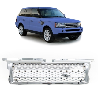 Sport Kühlergrill Chrom für Land Rover Range Rover Sport I (L320) ab 2005-2010