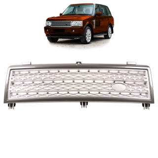 Sport Kühlergrill Silber Chrom für Land Rover Range Rover Sport 3 L322 ab 02-06