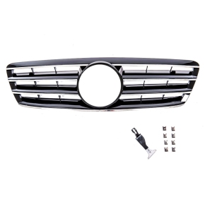 Kühlergrill Kühlergitter Schwarz glanz für Mercedes C-Klasse W203 S203 ab 00-07