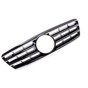 Kühlergrill Kühlergitter Schwarz glanz für Mercedes C-Klasse W203 S203 ab 00-07