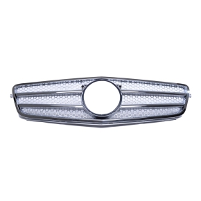 Kühlergrill Kühlergitter Chrom Silber für Mercedes C-Klasse W204 S204 ab 07-11