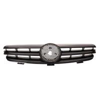 Sport Kühlergrill Schwarz glanz für Mercedes Benz 